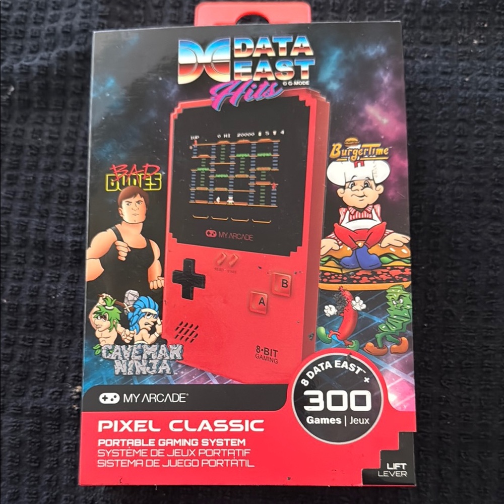 Arcade Red Handheld Console with 300 Games